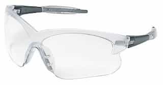 Crews Smoke Frame Clear Lens Deuce Safety Glasses