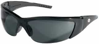 Black Frame Gray Lens ForceFlex Protective Eyewear