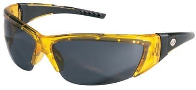 Translucent Yellow Frame Grey Lens ForceFlex Protective Eyewear