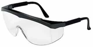 Black Clear Lens Polycarbonate Stratos Spectacles