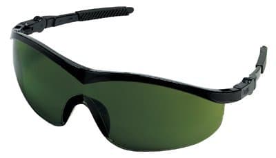 Storm Black Frame Filter Green Lens SafetyGlasses