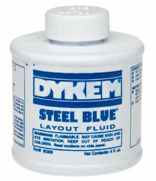 Dykem 8 oz Blue Layout Fluid