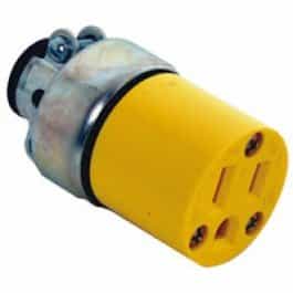 15 Amp Armored Straight Connector