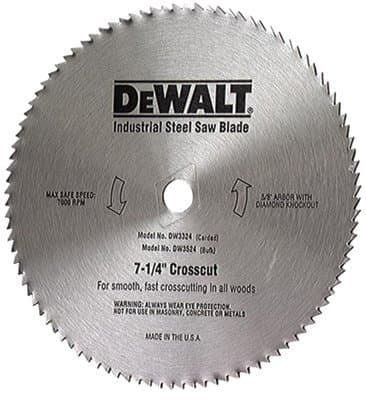 Dewalt 7-1/4" 68 Teeth Heavy Duty Metal Cut Saw Blade