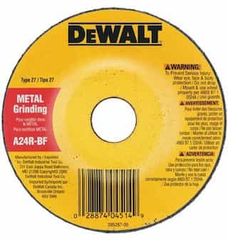 Dewalt 4-1/2" x 1/8" x 7/8" General Purpose Metal Cutting Wheel