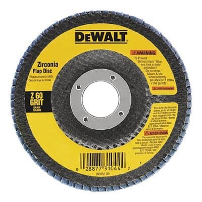 Dewalt 4-1/2"X5/8"-11 60 Grit Zirconia Flap Discs Wheel