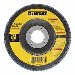 Dewalt 4-1/2"X5/8"-11 80 Grit Zirconia Flap Disc Wheel