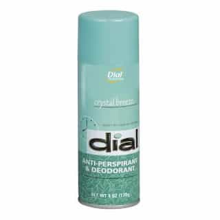 Dial Crystal Breeze Scented Aerosol Anti-Perspirant & Deodorant- 6-oz