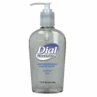 Dial Antimicrobial Soap for Sensitive Skin in Decorative Pump-7.5-oz