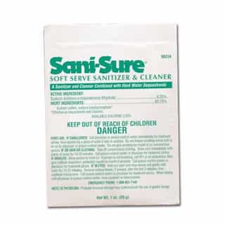 SC Johnson Powdered, Sani-Sure Soft Serve Sanitizer and Cleaner 1 oz Packets