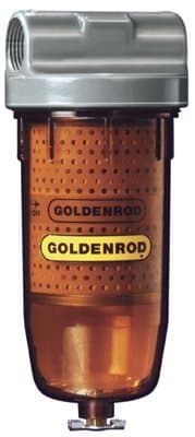 Goldenrod 1" 150.0 psi Polymer Transparent Fuel Filter