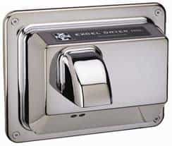 Excel Dryer Cast Cover Serie Hand Off Hand Dryer, Surface Mount,  Chrome