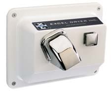 Cast Cover Serie Hand On Hand Dryer, Surface Mount,  White