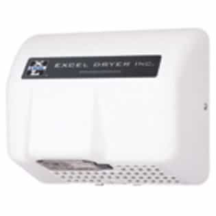 Excel Dryer Cast Cover Serie Hand On Hair Dryer, Surface Mount,  White