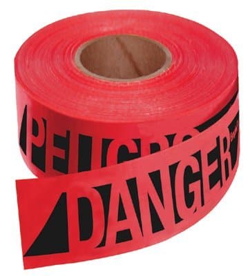 Empire 500ft Red Danger Safety Barricade Tapes