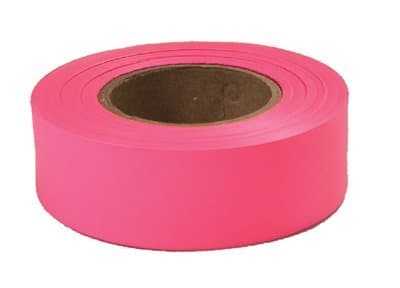 200 yd Fluorescent Glo-Pink Flagging Tapes