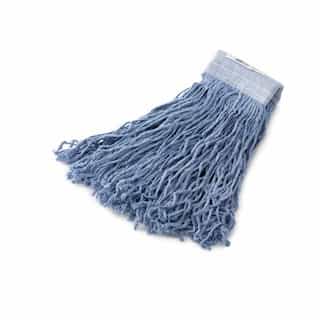 Rubbermaid Blue, 16-oz Synthetic Wet Mop Heads-5-in Blue Headband