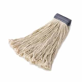 White, 24-oz Synthetic Wet Mop Heads-5-in Blue Headband