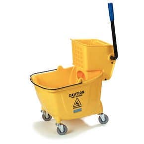 Yellow, Side-Press Bucket/Wringer Combo-8.75 Gallon