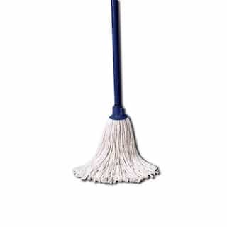 Rubbermaid White, 4 Count 8 Oz White Cotton Mop Head With 46-Inch Handle Combination
