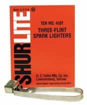 G.C. Fuller High Quality Shurlite Triple Flint Spark Lighter