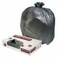 General Supply Black, 1.5 Mil Waste Can Liners-38 x 38 x 58
