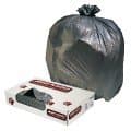 Black, 2 Mil Waste Can Liners-38 x 38 x 58