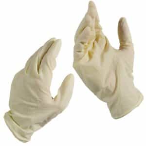 General Supply Powder-Free Vinyl General-Purpose Gloves, Natural, Medium