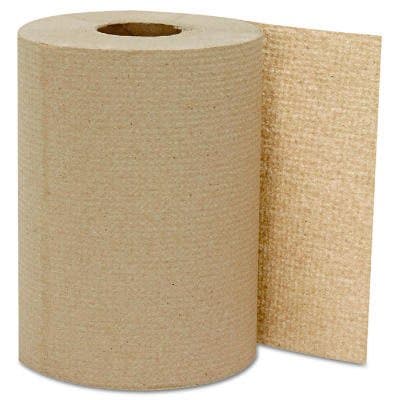 General Supply Kraft, Hardwound Roll Towels- 8-in x 300-ft.