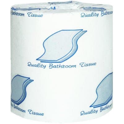 White, Individually Wrapped 2 Ply Bath Tissue-500 Sheets/Roll