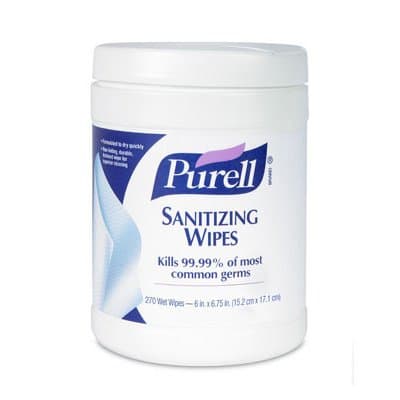 Sanitizing Wipes, White