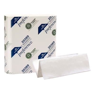 White, Multi-Fold Paper Hand Towels-9.25 x 9.5