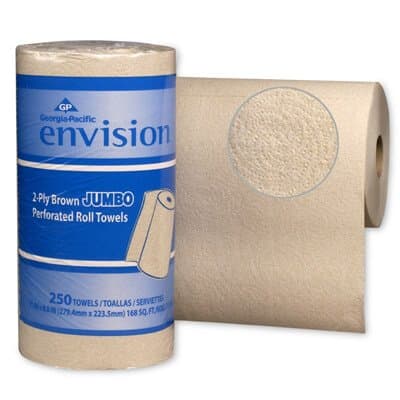 Brown, Perforated Paper Towels-11 x 8.87