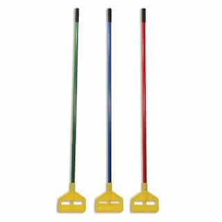 Red and Yellow, Invader Fiberglass Side-Gate Wet-Mop Handle-60-in