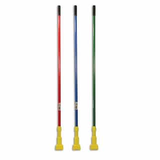 Red And Yellow, Gripper Fiberglass Mop Handle-60-in
