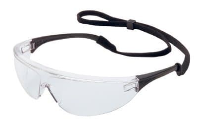 Black Frame Clear Lens Millennia Sport Protective Eyewear