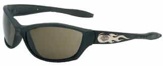 Black Frame Gray Lens Harley Davidson 1000 Series Safety Eye Wear