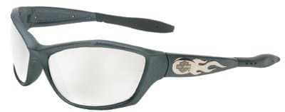 Gunmetal Silver Mirror HD 1000 Series Safety Glasses