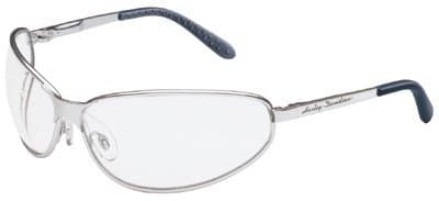 Silver Matte Metal Frame 500 Series Safety Glasses