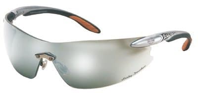 Silver w/Flames Frame HD 800 Series Safety Glasses