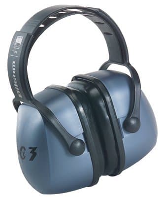 Metallic Blue Over-The-Head Clarity Earmuffs