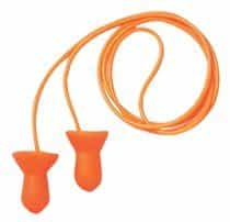 Quiet Orange Reusable Corded Safety Earplugs
