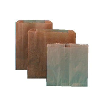 Kraft Wax Paper Receptacle Liners  (9.75" X 11" X 3.63")