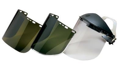 Huntsman F50 Polycarbonate Special Face Shields Gold