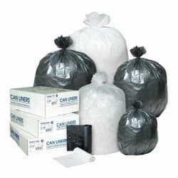 Clear 6 Micr High-Density Commercial 4 Gal Can Liners