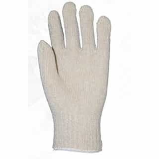 Impact String Knit Work Gloves, Small, White