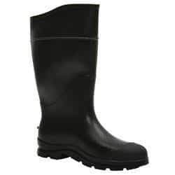 General-Purpose Steel-Toe PVC Boots, Black, Size 10