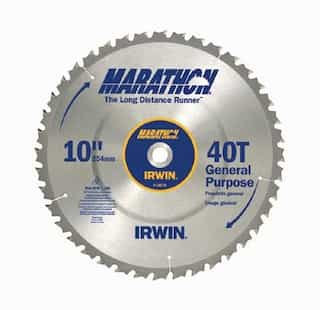 Irwin 10" X 60T X 5/8" Marathon Circular Saw Blade