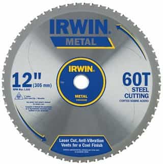 Irwin 12" 60T Metal Cutting Circular Saw Blade