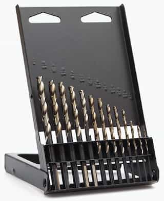 21 Piece High Speed Steel Drill Bit Sets with Turbo Point Tips
